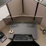 WorkFit-T, Sit-Stand Desktop Workstation Desktop Mount