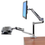 LCD wall mount | LX Sit-Stand Desk Mount LCD Arm
