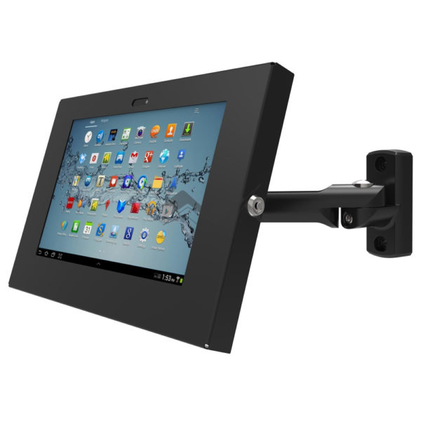 Boxed Samsung Galaxy Enclosure Kiosk with Swing-Arm Wall Mount(for Galaxy Note 10.1)
