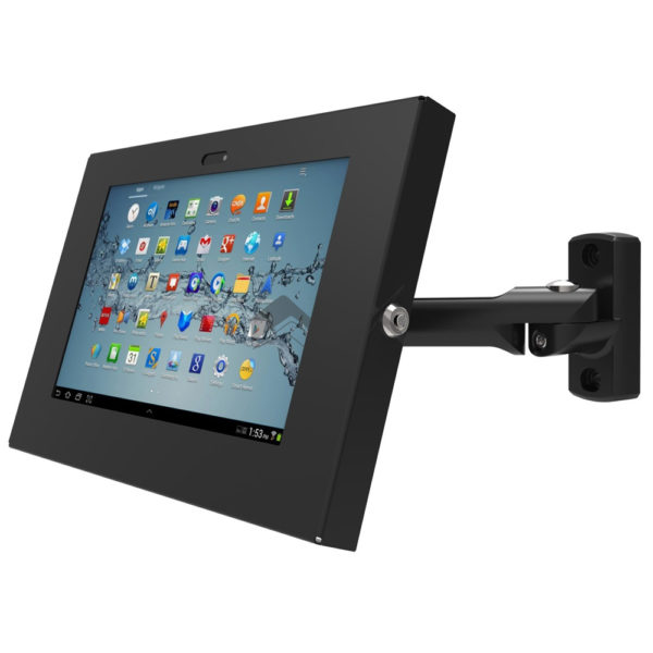 Boxed Samsung Galaxy Enclosure Kiosk with Swing-Arm Wall Mount (for Galaxy Tab 1/2)