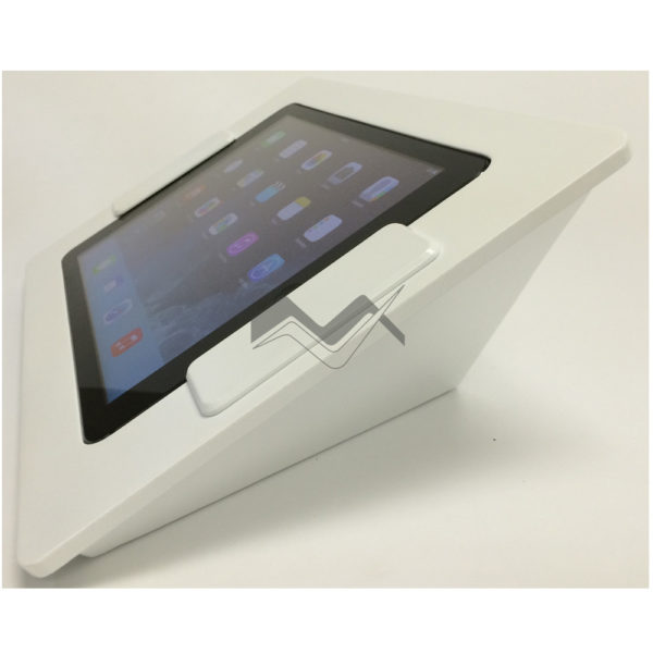 Countertop/Wall Mount Slide-Wing iPad Enclosure Kiosk