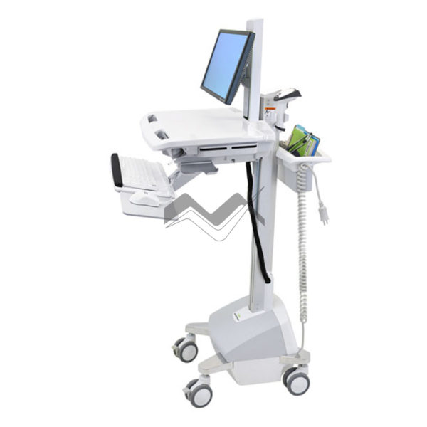 ergonomic medical cart StyleView® Cart with LCD Pivot, LiFe Powered
