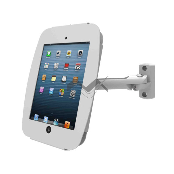 Swing-Arm Wall MouFlip-cover iPad Enclosure Kiosk with nt (for iPad Mini)