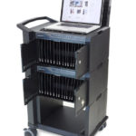 Tablet Management Cart, with ISI - cabled for Lightning iPad - Tablet Management Cart, with ISI - cabled for Lightning iPad lightweight tablet charging cart accommodates iPad Air