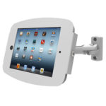 Flip-cover iPad Enclosure Kiosk with Swing-Arm Wall Mount (for iPad 2/3/4/Air)