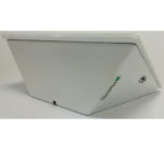 Lockable Slide-Wing iPad Enclosure Kiosk with Cascading Front Panel (for iPad Air)