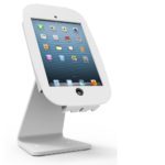 360 Rotatable iPad Enclosure Kiosk with Lockable Flip Cover (for iPad Mini)