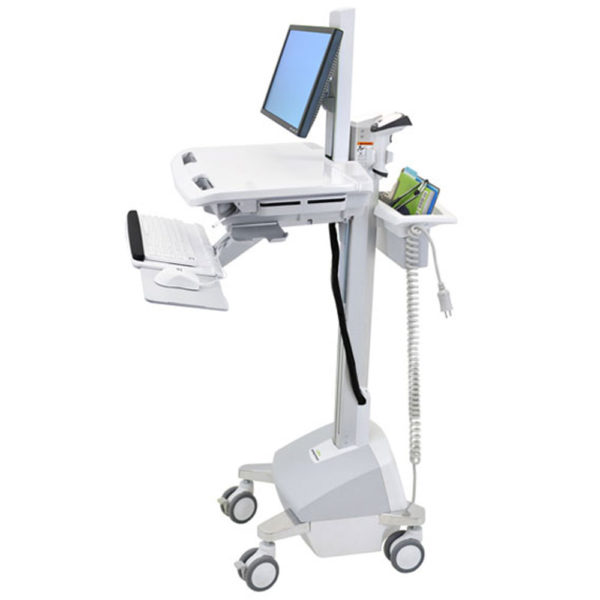 StyleView Cart with LCD Pivot Medical Cart ergonomic and mobile healthcare cart for hospital