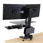 WorkFit-S, Dual Workstation with Worksurface