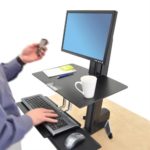 WorkFit-S Single HD Workstation with Worksurface