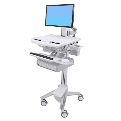 StyleView® Cart with LCD Pivot, 2 Drawers (2×1)