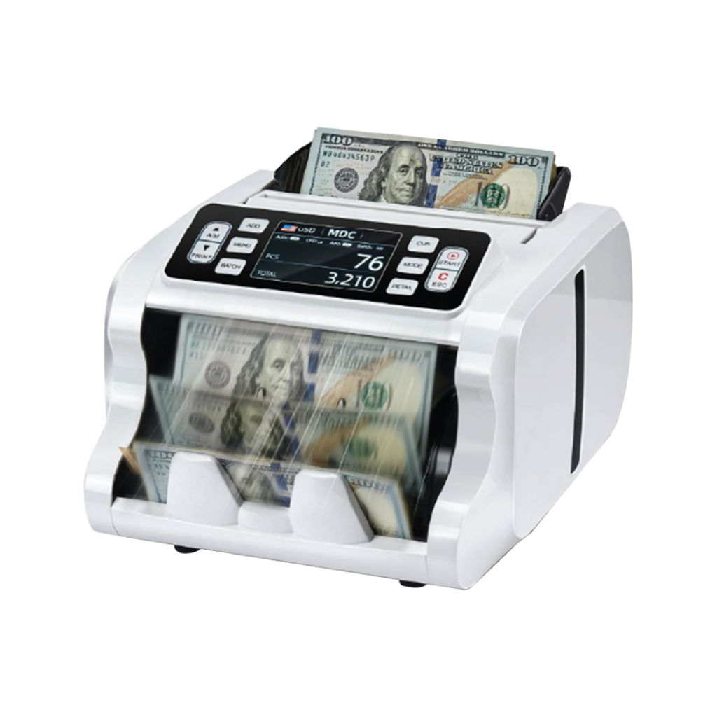 CashQuip CD-520 High-Security Desktop Banknote Counter with CIS Technology